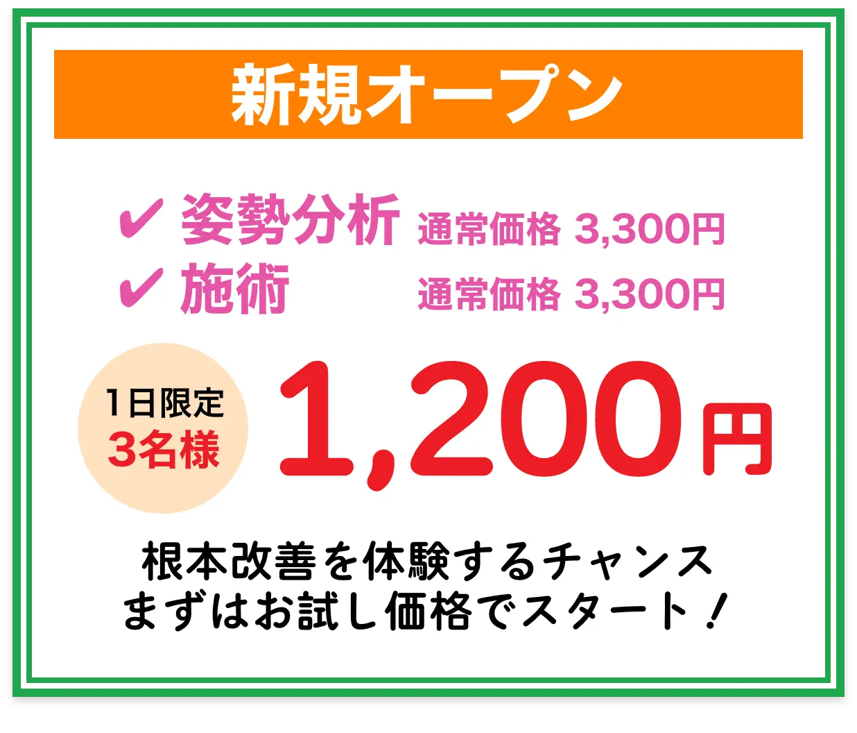 新規オープン1200
